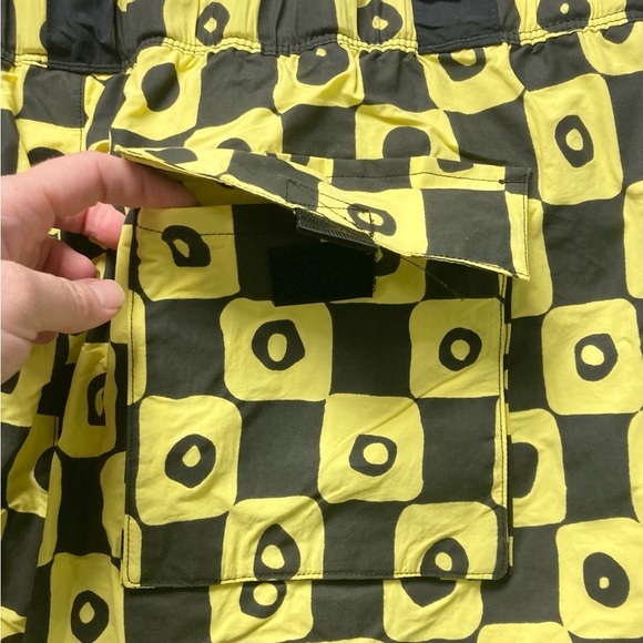 Nike x Cactus Plant Flea Market CPFM Yellow Black Patterned Pants Size Medium - Picture 10 of 16